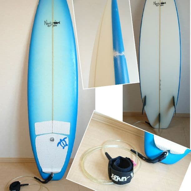 サーフボード  ［サーフィンビギナー5点セット(ウェットスーツ付)］