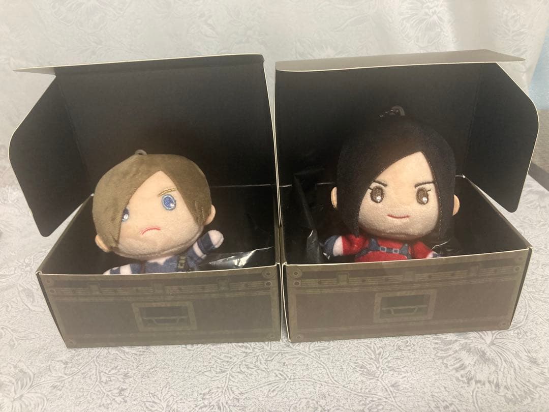 USJバイオハザード　コレクタブルマスコット　レオンSケネディ/エイダウォン