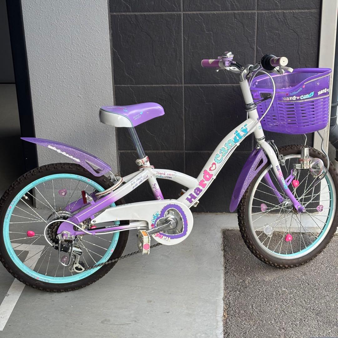 《6段変速機能付き》ハードキャンディ　子供用変速付自転車　20インチ　室内保管