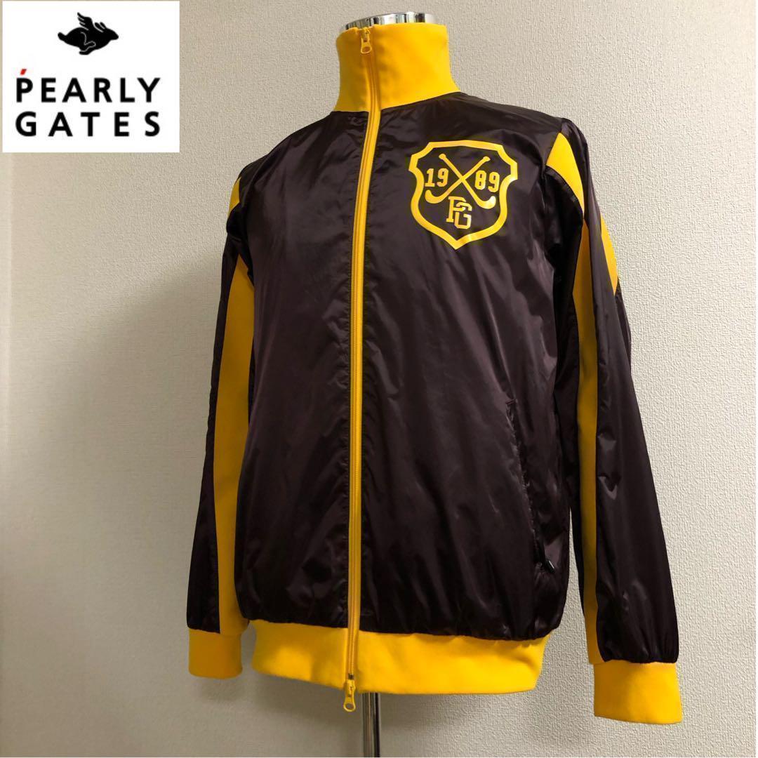 パーリーゲイツ◆ダブルジップ DIAPLEX 20dサテン ジャケット パープル