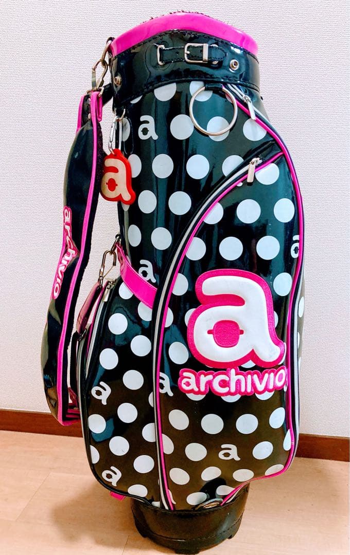 archivio 水玉模様 キャディバッグ　アルチビオ　レディース