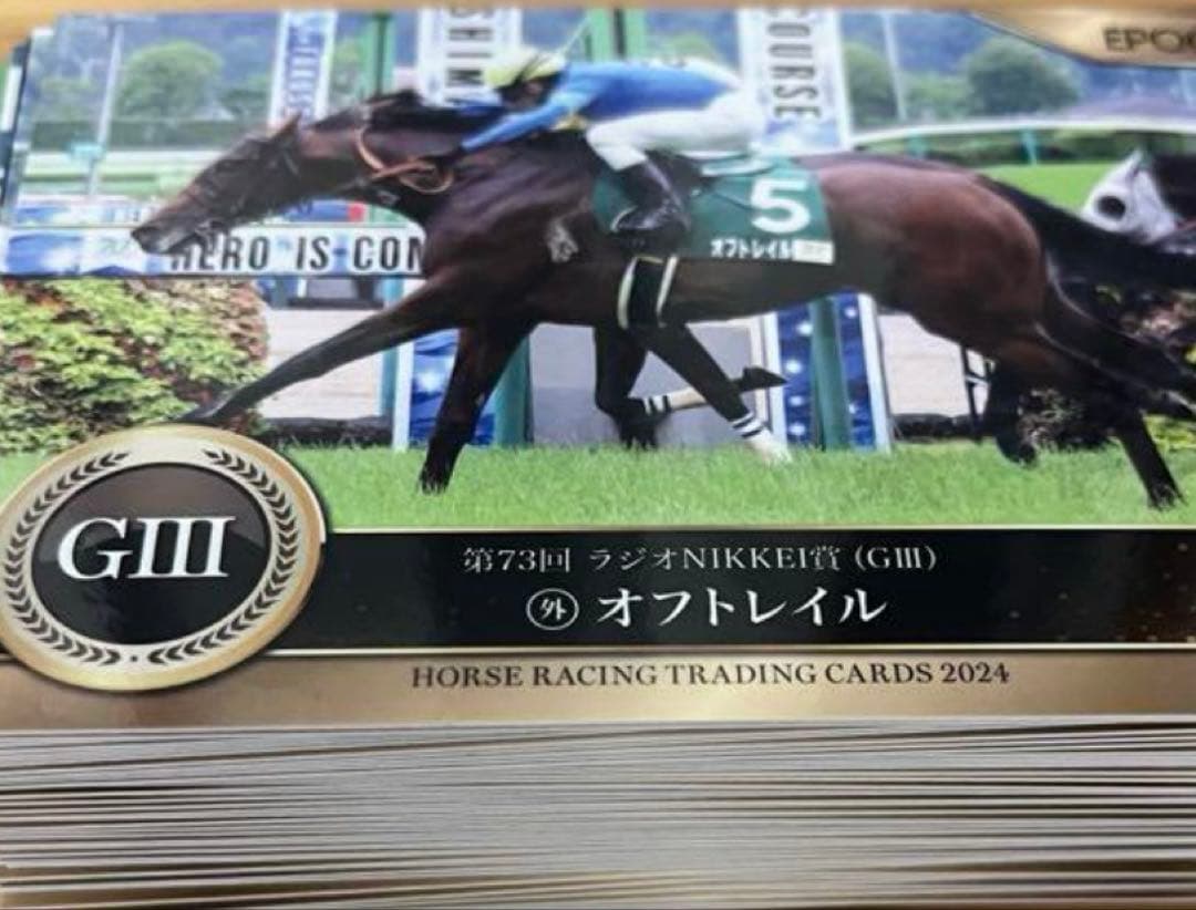 ホースレーシングカード2024下半期 サラブレッドコレクション 競馬 JRA