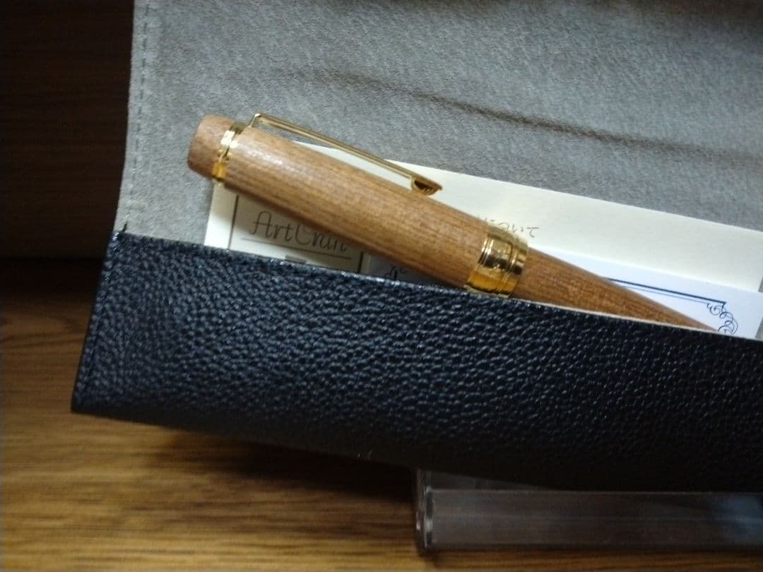 パイロット万年筆カスタム 槐 エンジュ モクメ　18K-750 15 F