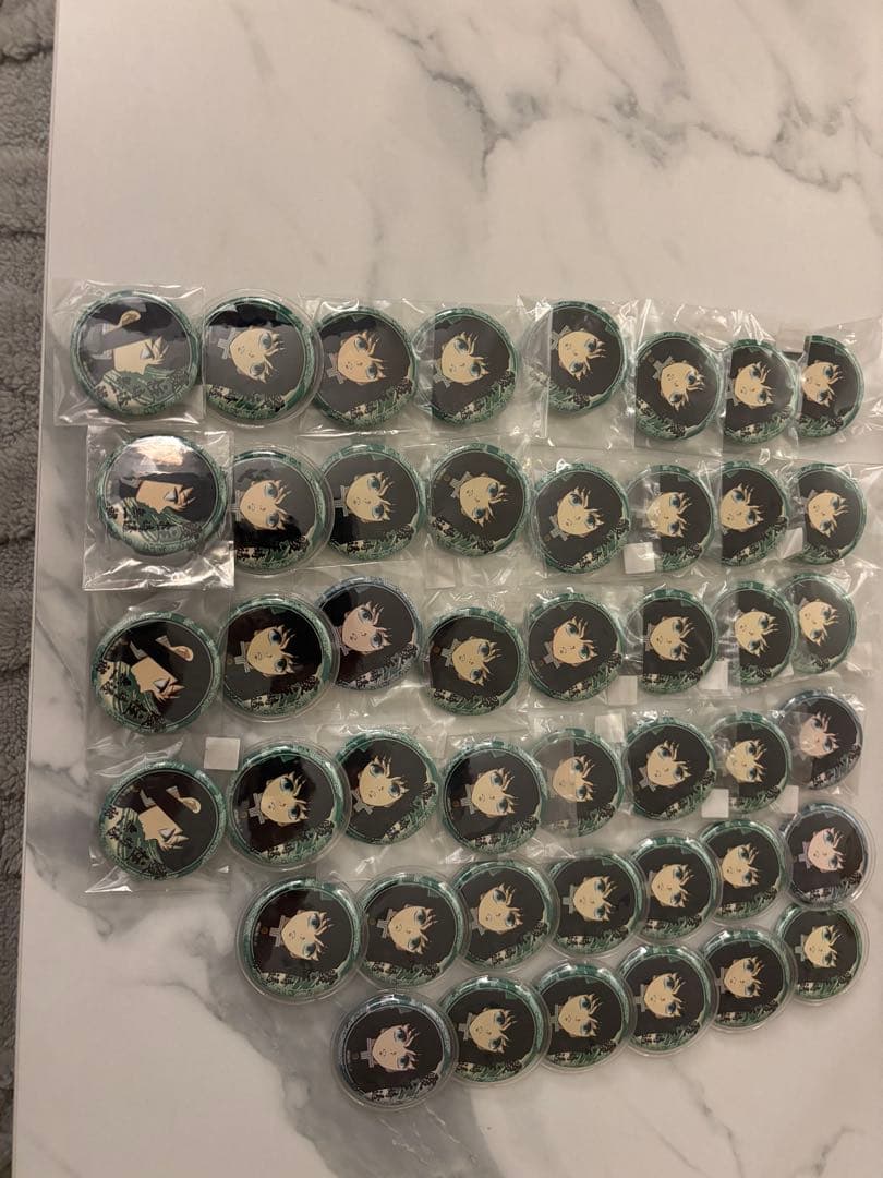 鬼滅　時透無一郎　缶バッジ　45個セット