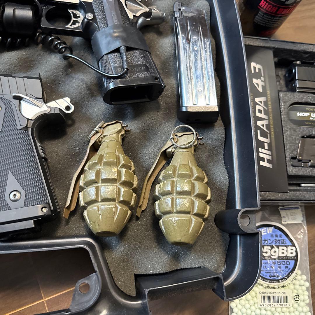 OPS-Tactical45 ガスガン 電動ガン　ハイキャパ3丁セット