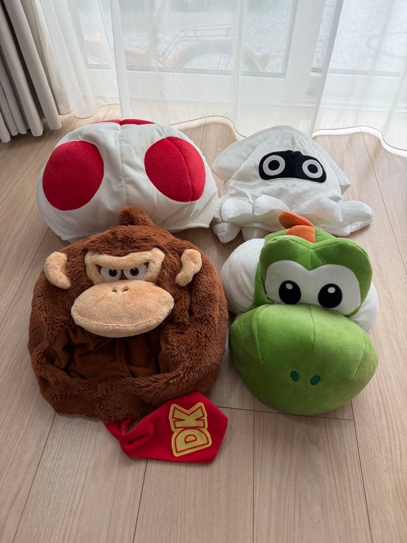 USJ 被り物　キャラクターグッズ【4個セット】