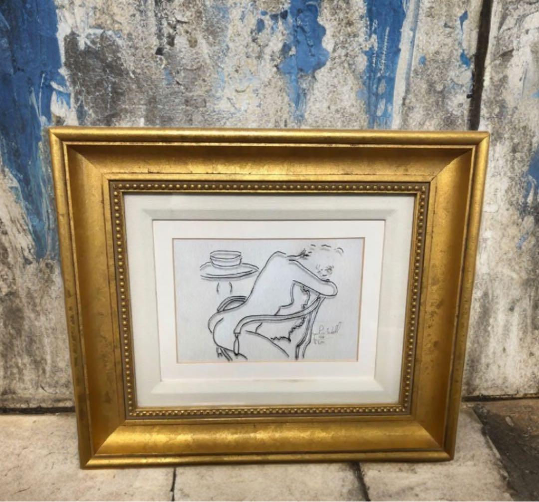 希少　真作　ジャンピエールウェイル　jean pierre weil 線画