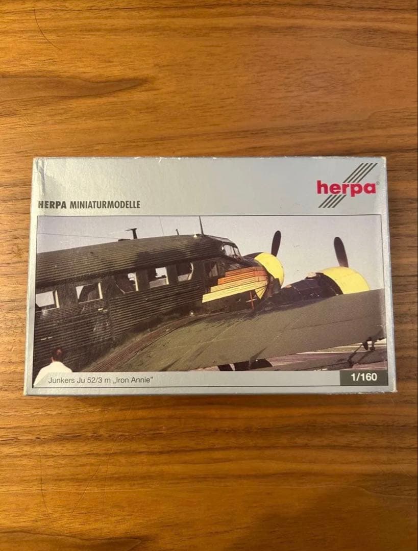 新品未使用Herpa Junkers Ju 52/3m 1/160 絶版 \