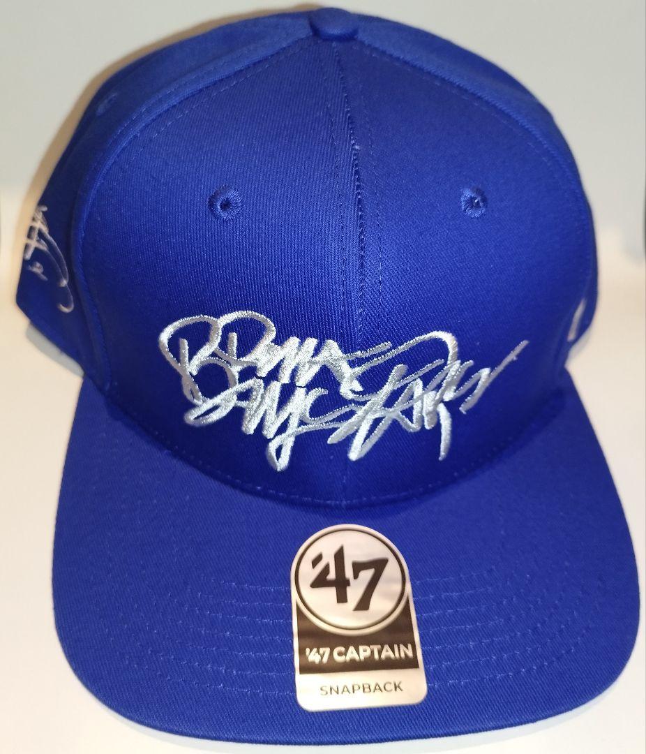 横浜DeNAベイスターズ会員限定47 CAPTAIN牧秀悟選手サイン刺繍キャップ
