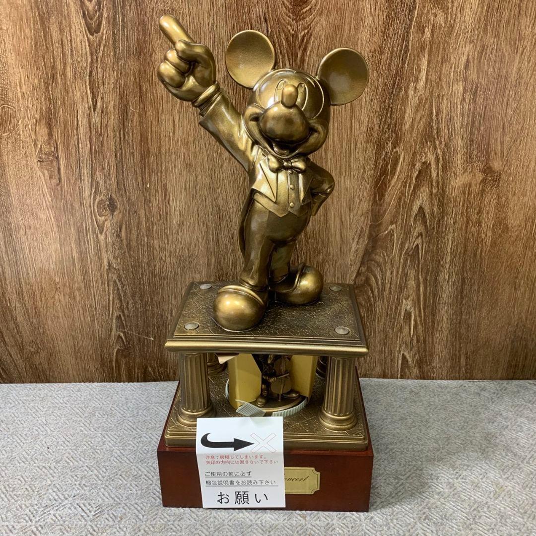 J578 オルゴール ミッキーコンサート 【未使用】ディズニー ノベルティ