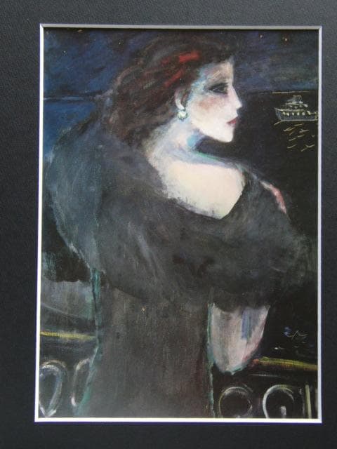 カシニョール（Cassigneul）、夜、希少な画集より、新品高級額・額装付