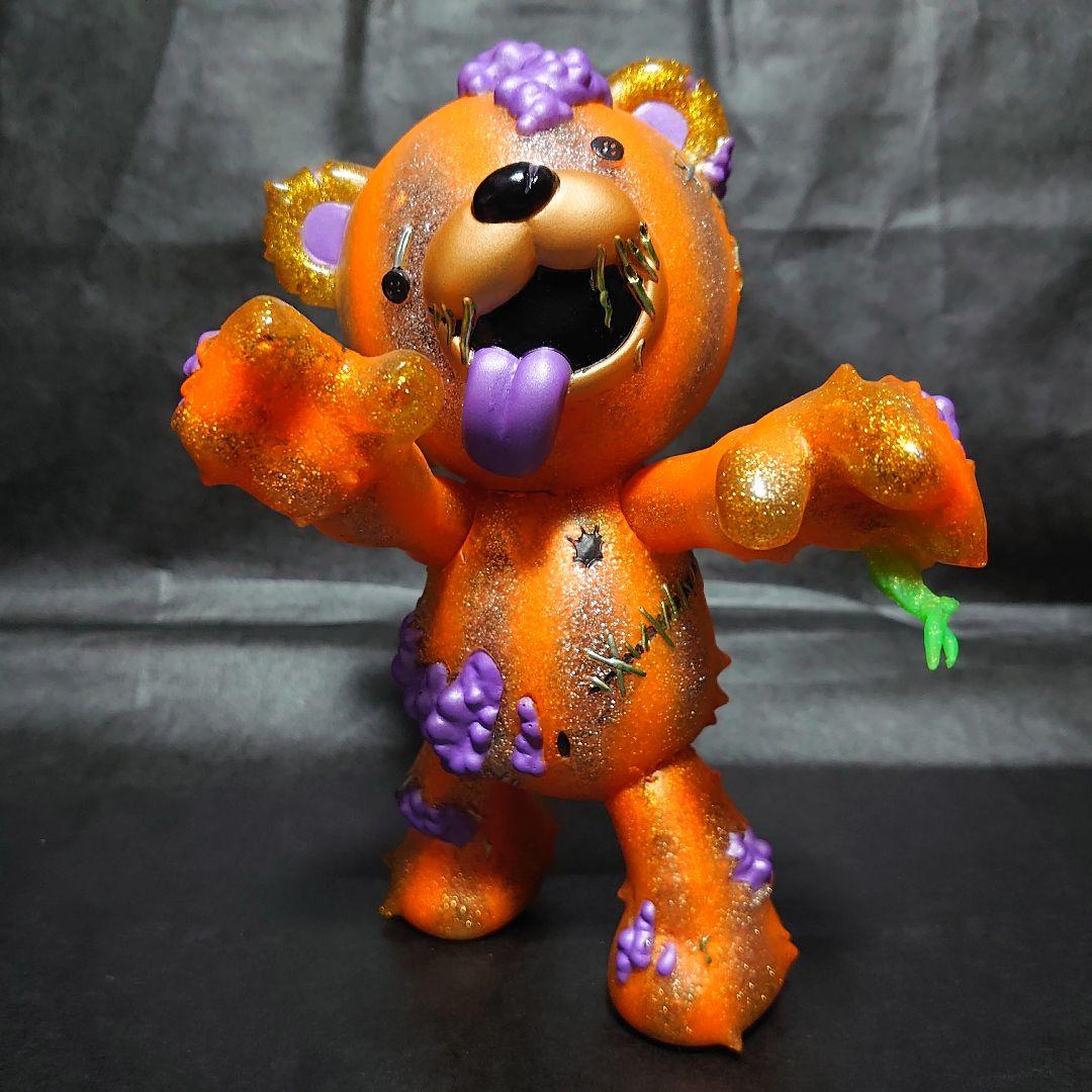 Art Studio 「SHOT!」ゾンベアー ソフビ パンプキンカラー ver