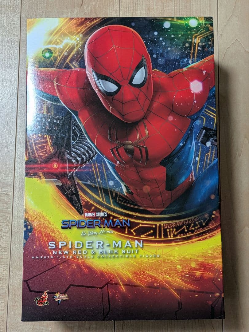 【未使用】ホットトイズ スパイダーマン（ニューレッド＆ブルースーツ）※顔パーツ欠