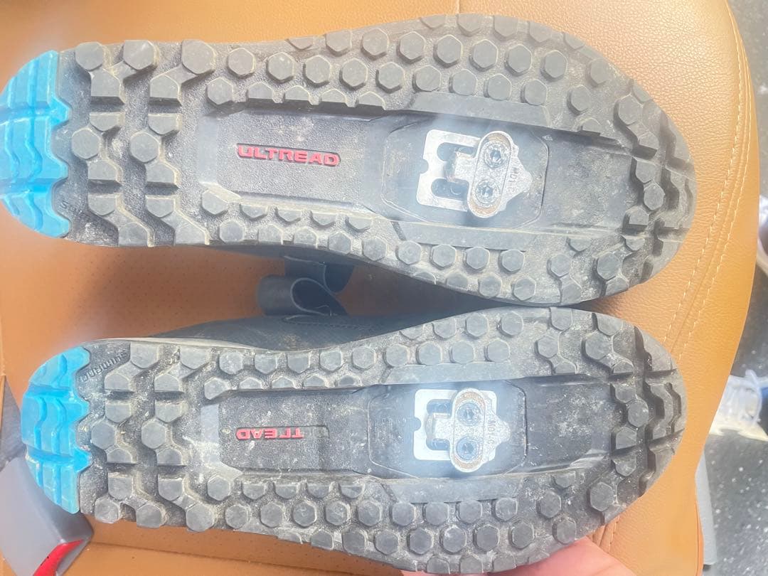 ほぼ未使用 Shimano spdシューズ BOAブラック サイズ43