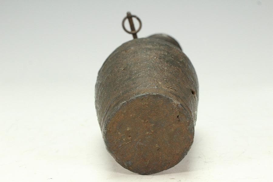 古美術 茶道具 南蛮 一輪生 掛花生 時代物 三井家拝領品(K-XA781)