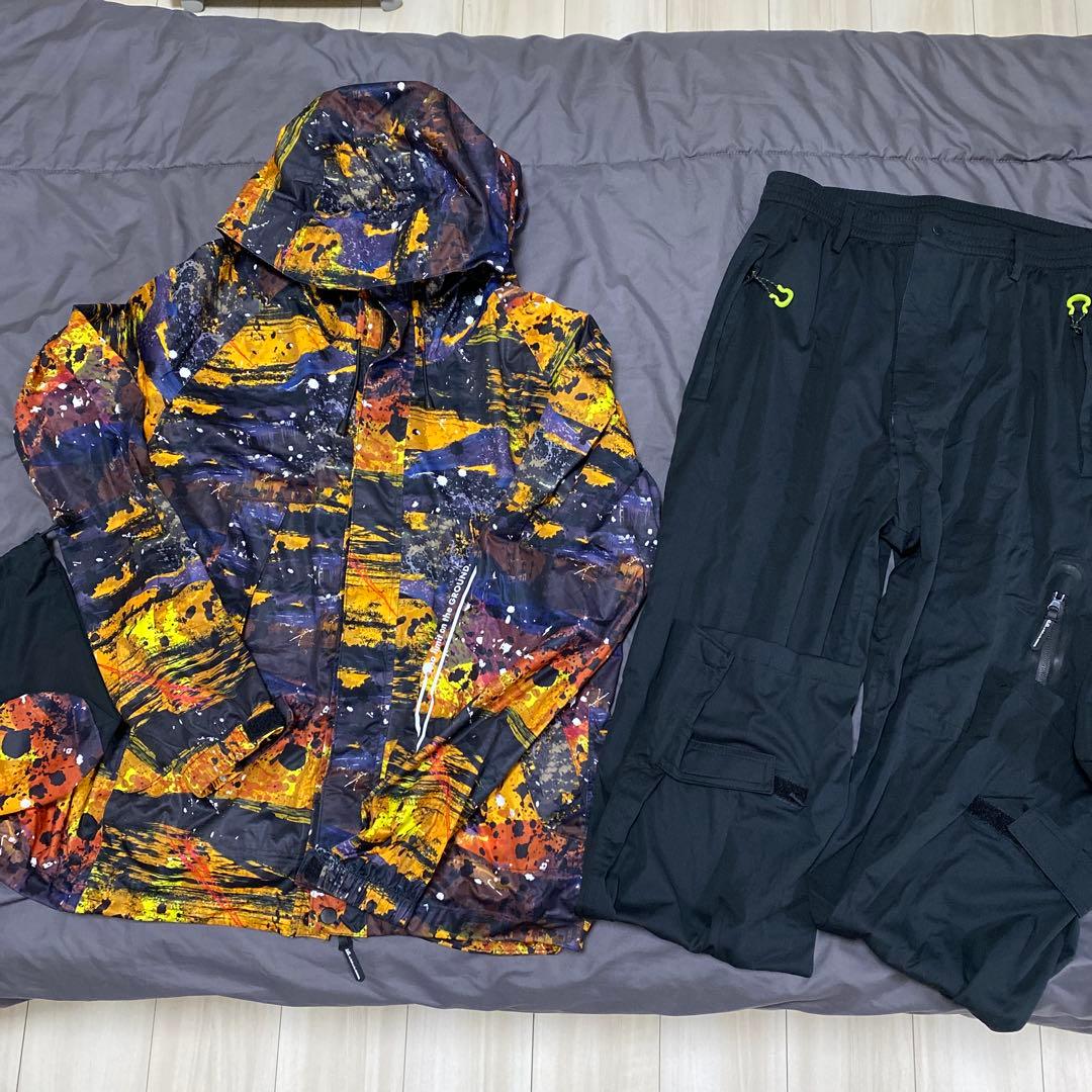 桑和　[SOWA] ストレッチレインパーカー、パンツ