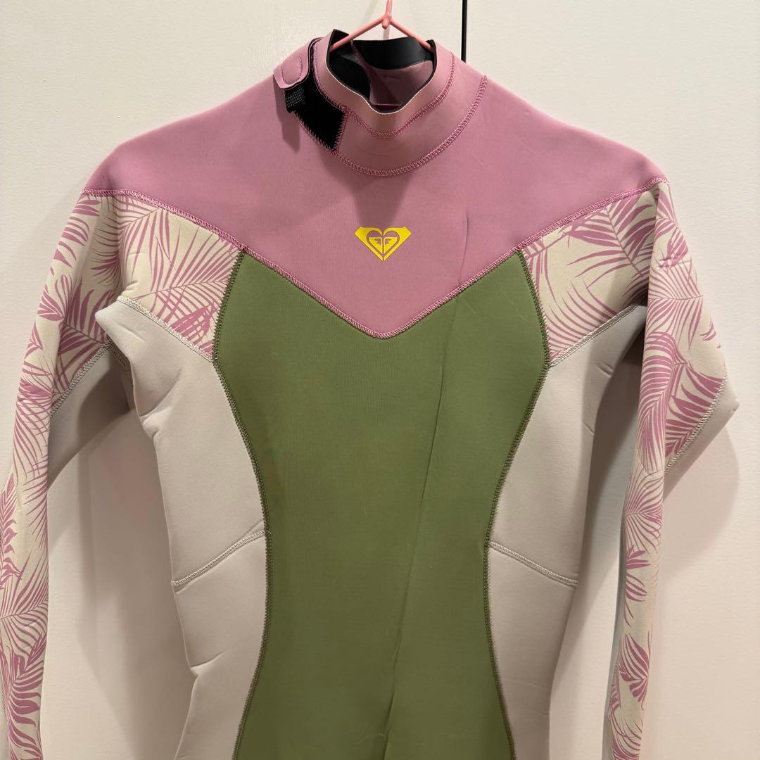 フルスーツ ウェットスーツ ピンク・グリーン