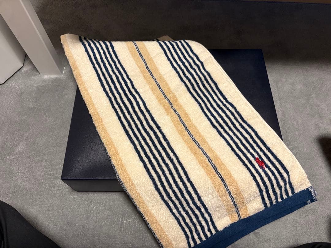 Ralph Lauren バスタオル2枚フェイスタオル1枚 ギフトボックス入り
