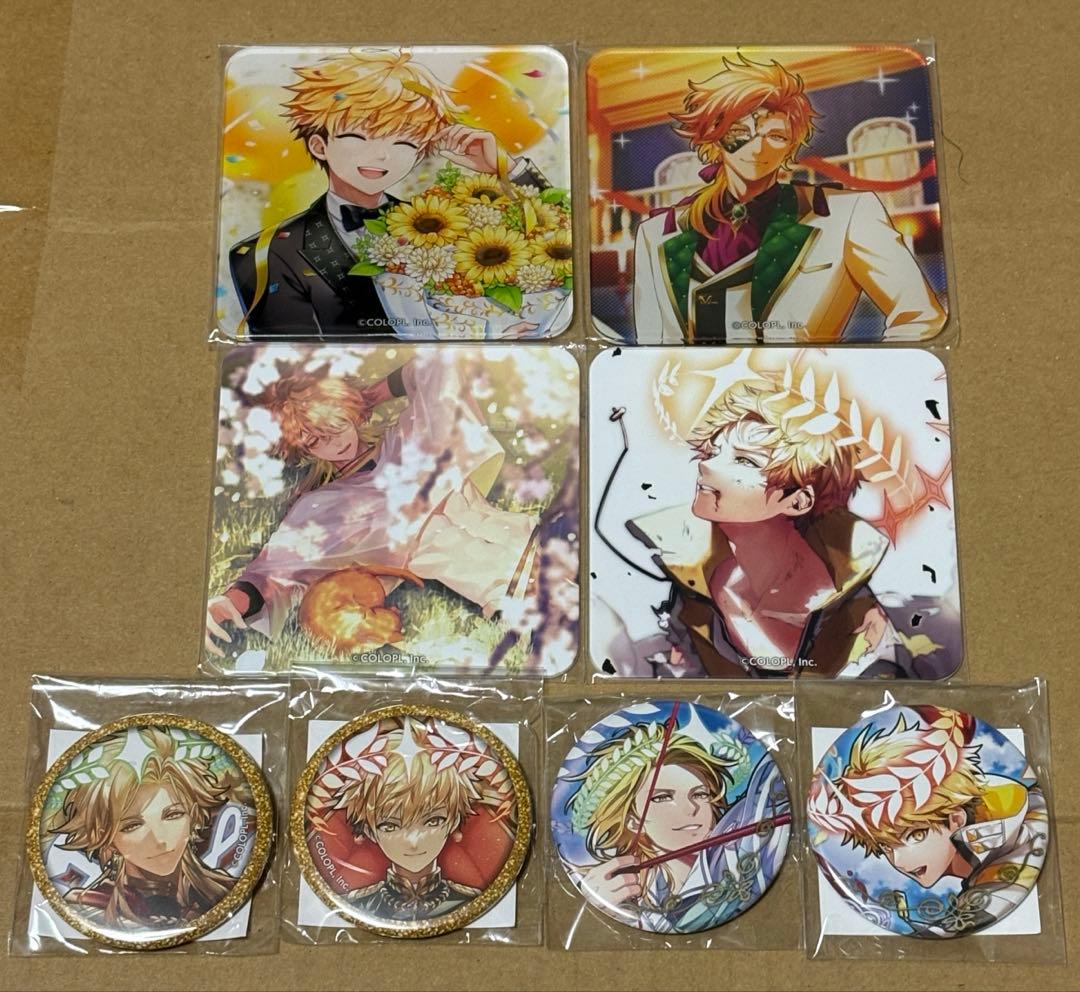 黒猫のウィズ タイトー 缶バッジ コースター ヴァッカリオ アポロン