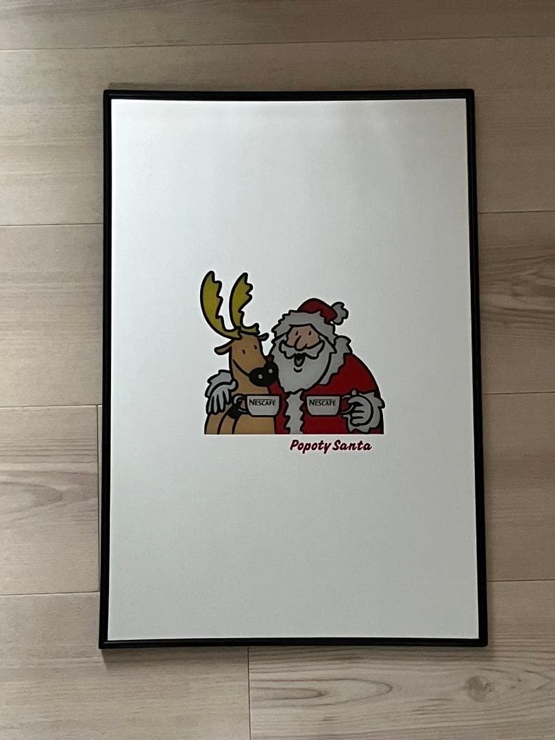 【1月限定価格】激レア　非売品　ネスカフェ　パブミラー （ポポティサンタ）