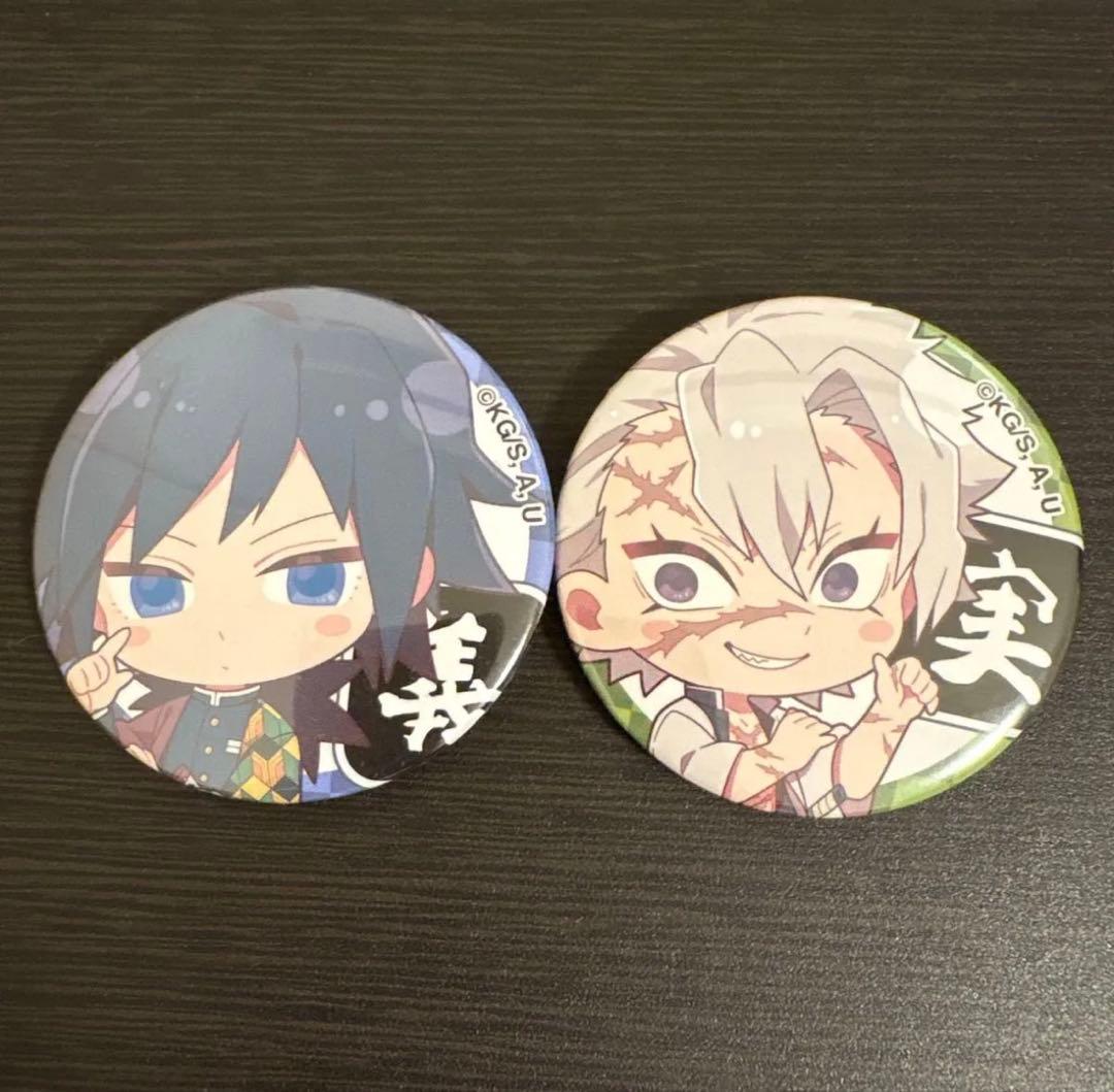 鬼滅の刃 冨岡義勇 不死川実弥 缶バッジ