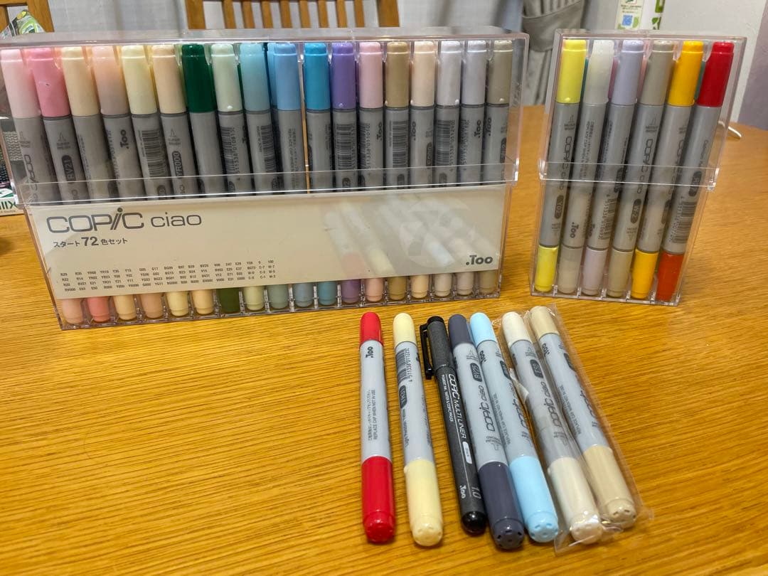 コピック　COPIC Ciao 72色セット 12色セット　おまけ7本