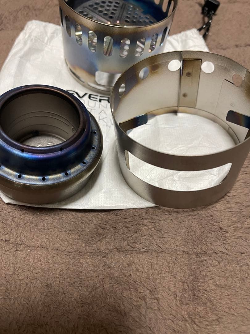 エバニュー チタンアルコールストーブ コッヘル アルコール容器3点セット