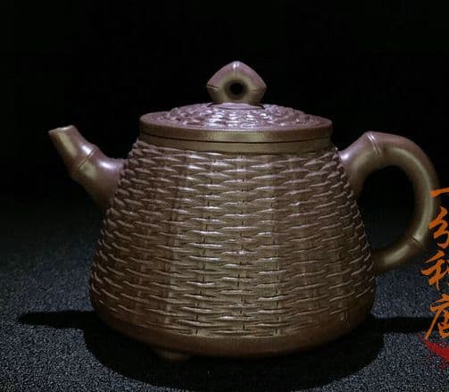 有名人が紫砂壺を作って、藤編創意、家庭用、事務用、急須。