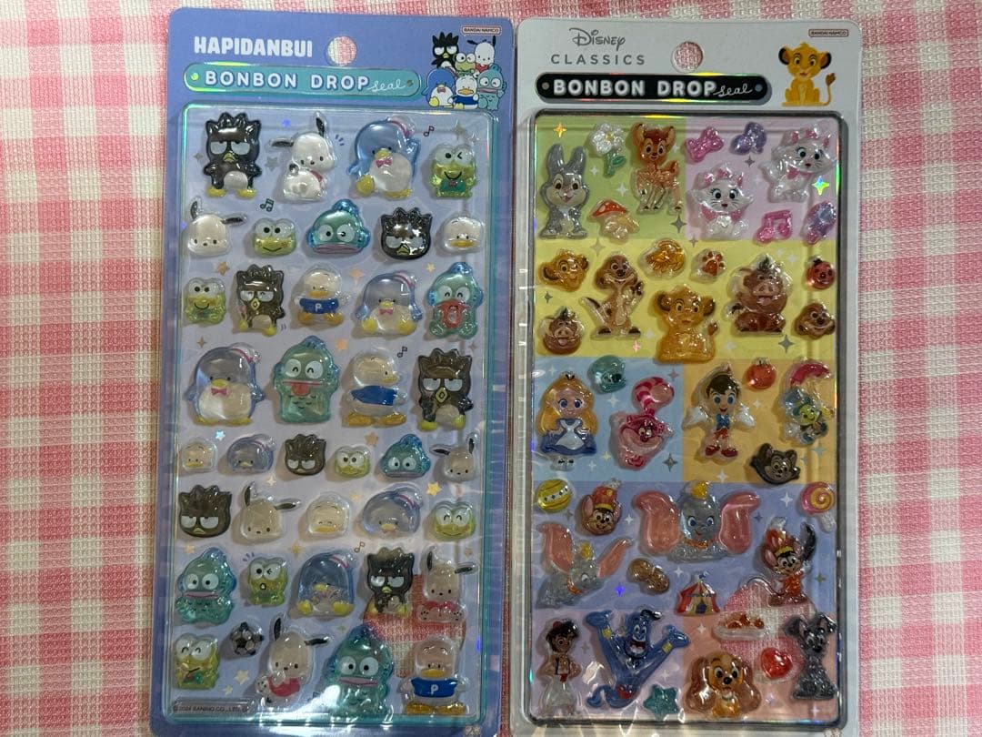 正規品　ハピダンブイ・ディズニーボンボンドロップシールセット