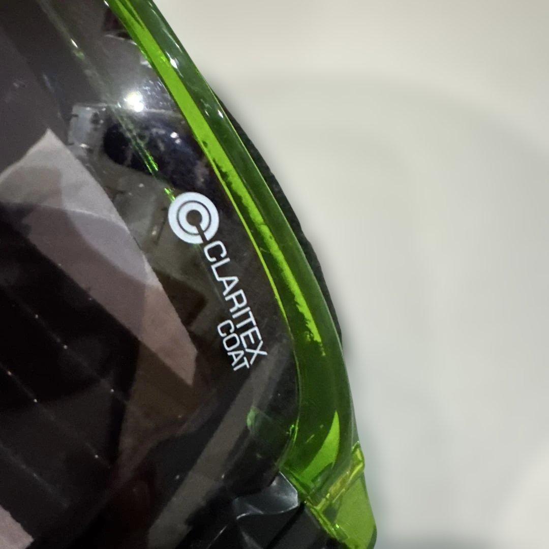 ダイス DICE ハイローラー グリーンクリアフレーム　レンズパープルミラー