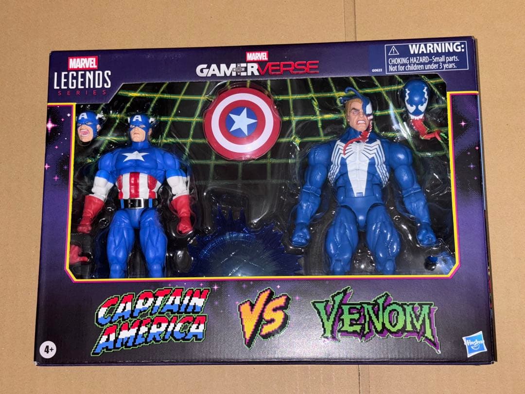 マーベルレジェンド フィギュア ゲームシリーズ　キャプテン・アメリカvsヴェノム