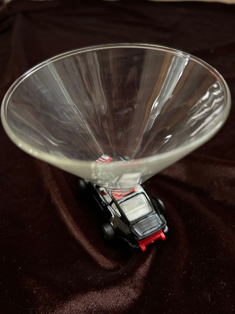 ポルシェターボ カクテルグラス　ミニカー