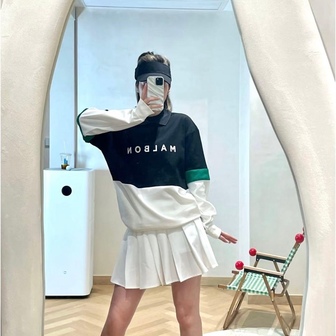 新品未使用 ゴルフ malbon マルボン レディース トレーナー Sサイズ