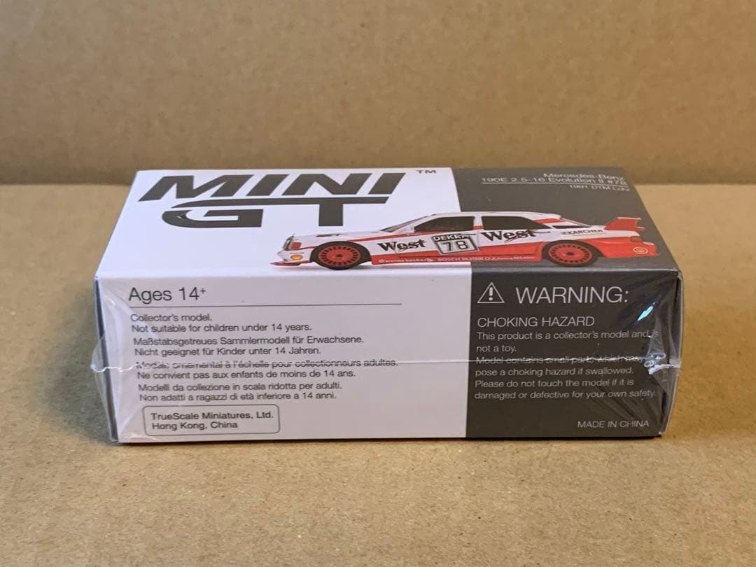 MINI GT 1/64 メルセデスベンツ 190E 2.5-16 DTM