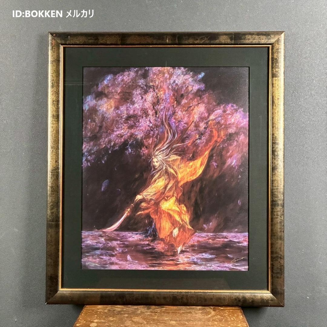 【出品11/10まで】丹野忍「月華焔舞」ミクスドメディア 限定キャンバスED