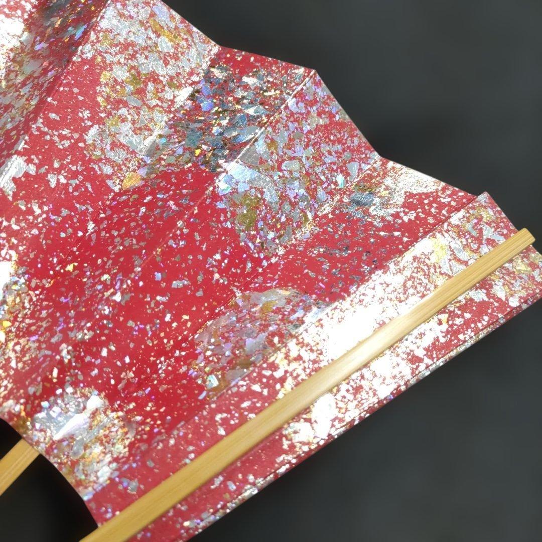 舞扇 (78) 新品未使用 美品 飾り扇子 高級箔入 約27cm プレゼント