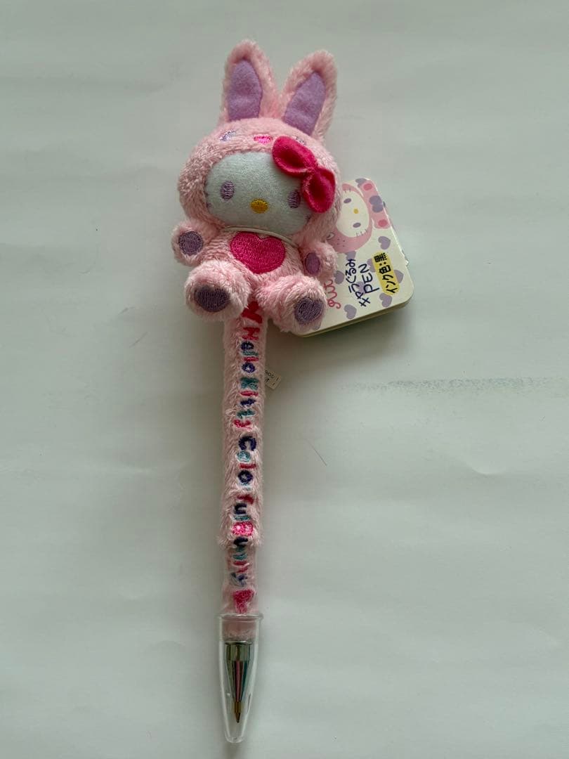 キティカラフルバニーキャラぐるみボールペン