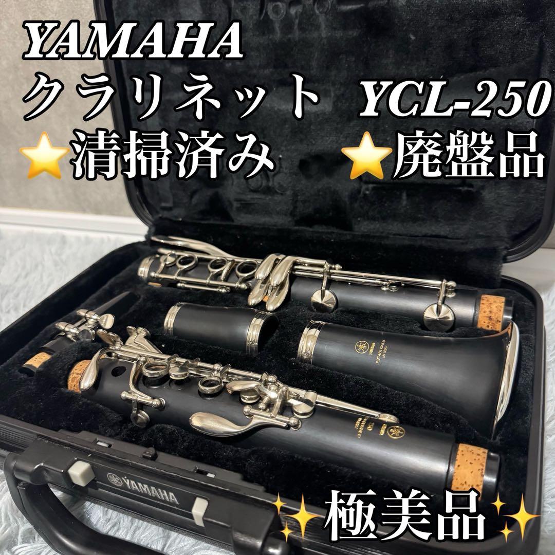 【未使用に近い】YAMAHA YCL-250 クラリネット　ヤマハ　YCL250