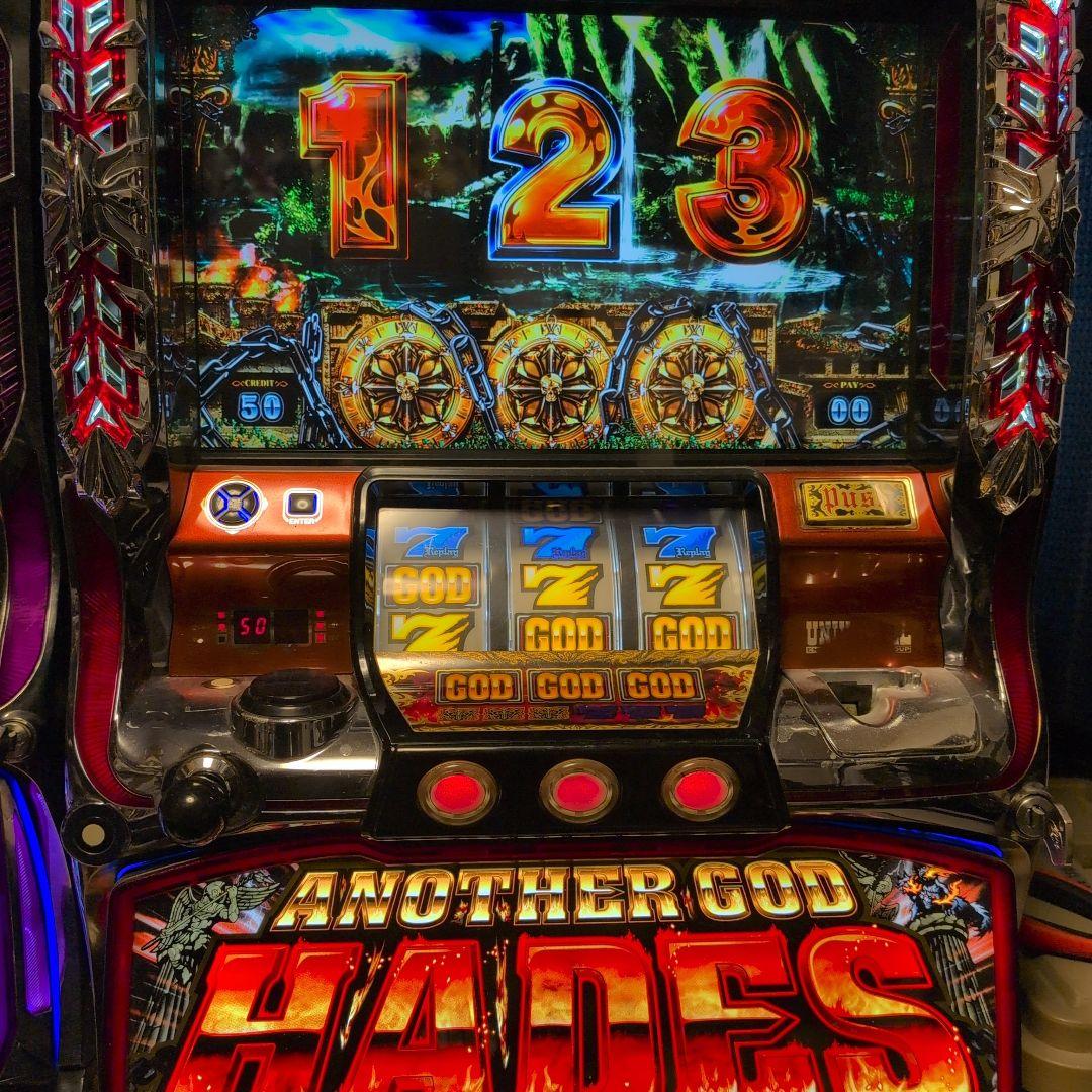 ハーデス　実機　不用機　設定、台キー　おまけデータカウンター