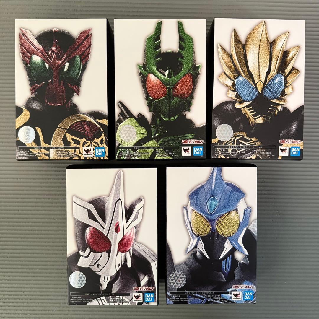 真骨彫S.H.フィギュアーツ仮面ライダーオーズ 5体セット