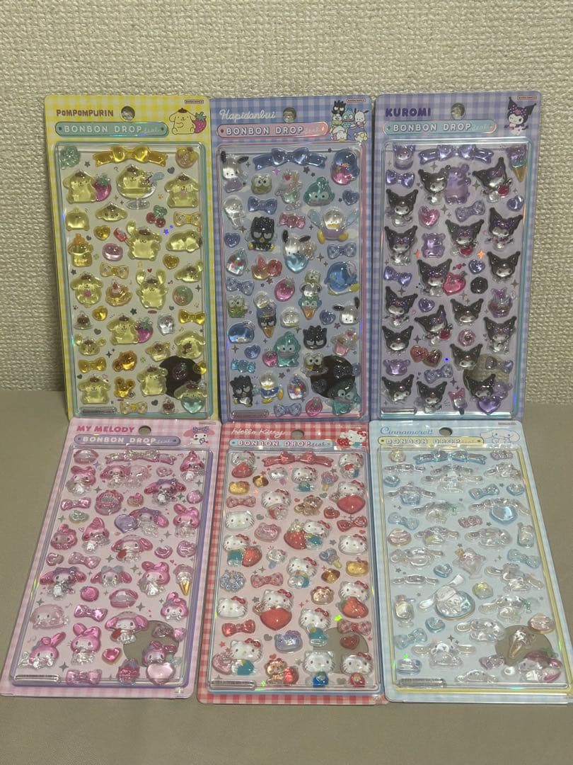 【正規品】サンリオボンボンドロップシール 第2弾