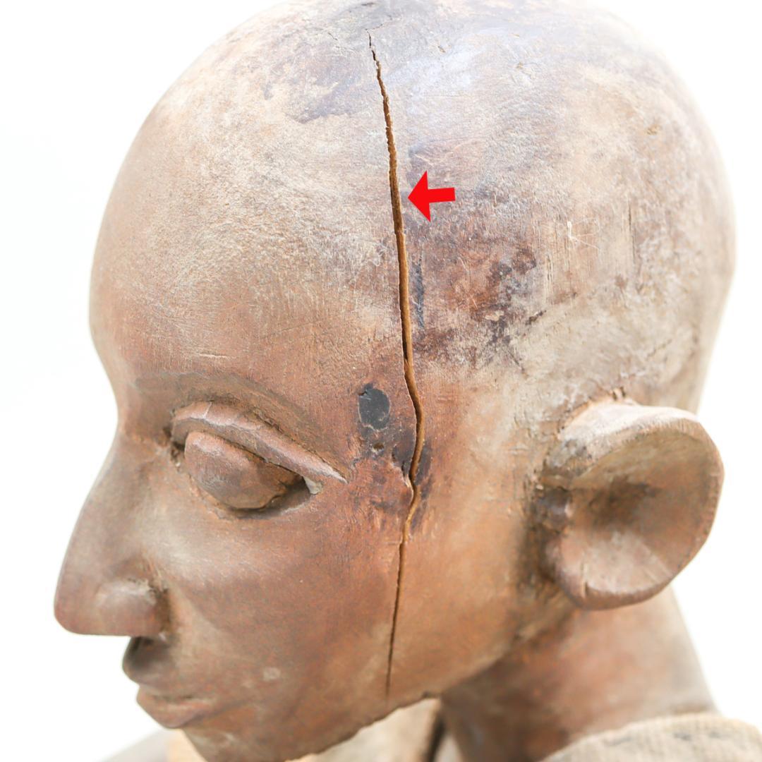 ブルキナファソ ロビ族 バテバ 木製 置物