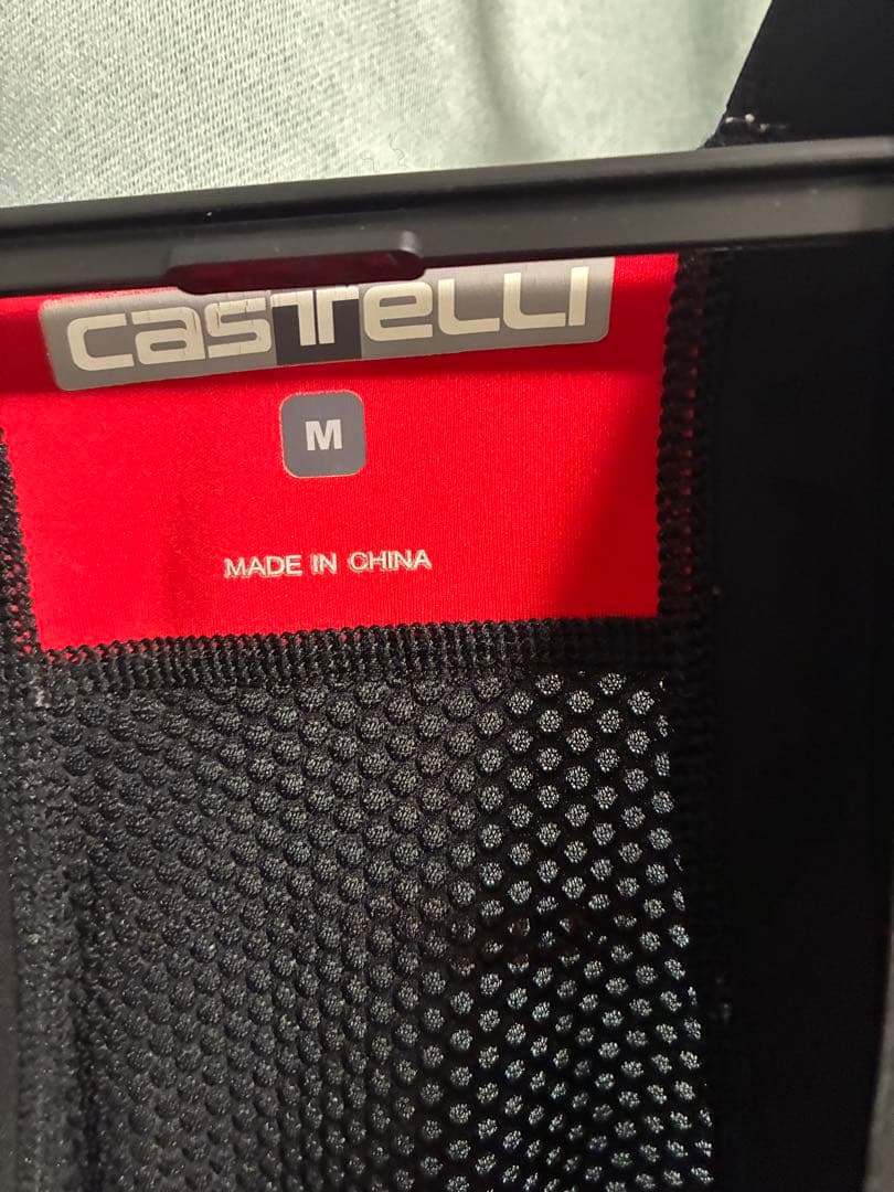 CASTELLI サイクルジャケット 上下+フード付きM ブラック