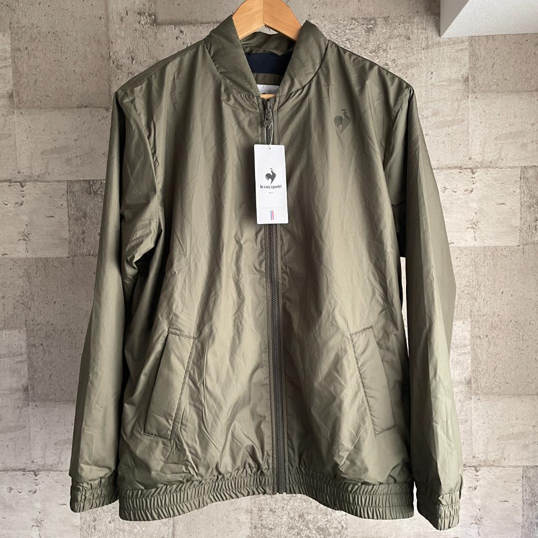新品 le coq スマートパディングジャケット ヒートナビ カーキ L