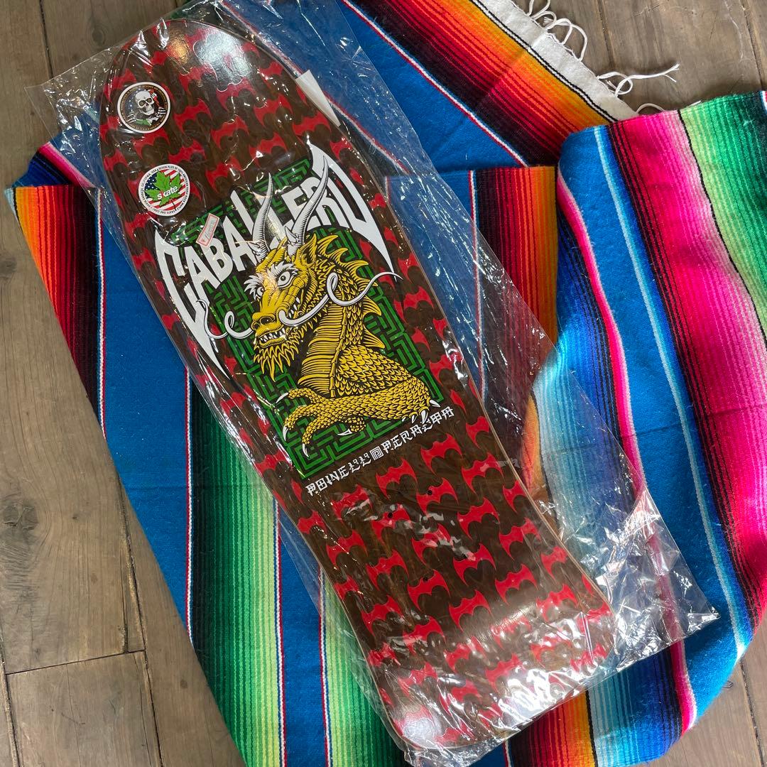 Powell スティーブキャバレロ スケボーデッキ　復刻9.625㌅