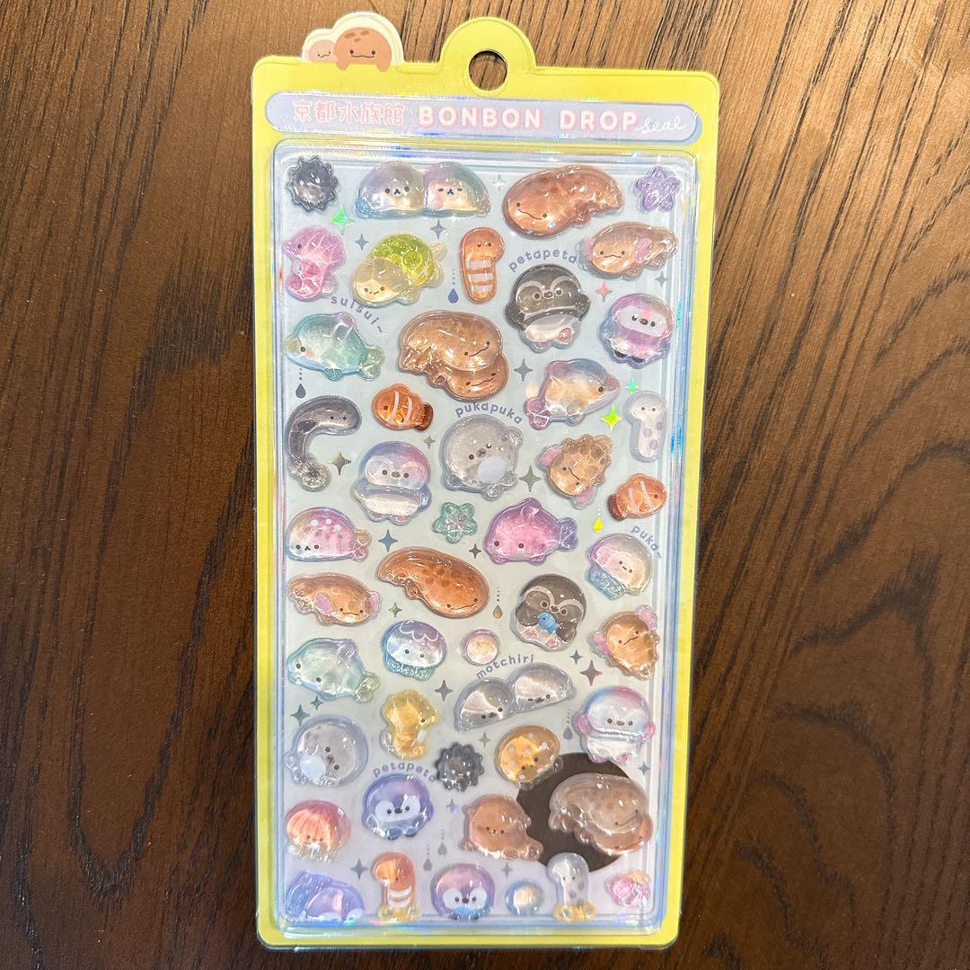 【新品未開封】BONBON DROPシール　京都水族館　限定