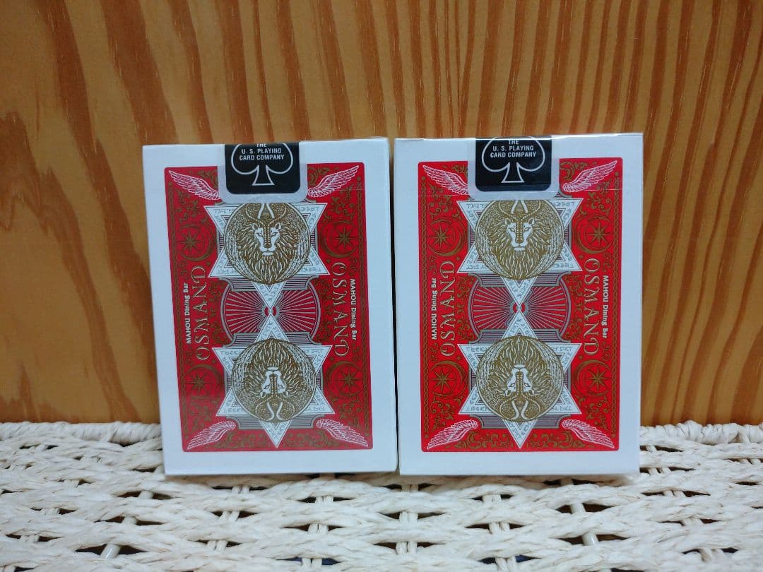 【新品未使用・未開封】BICYCLE OSMAND V2・赤デック ２種類