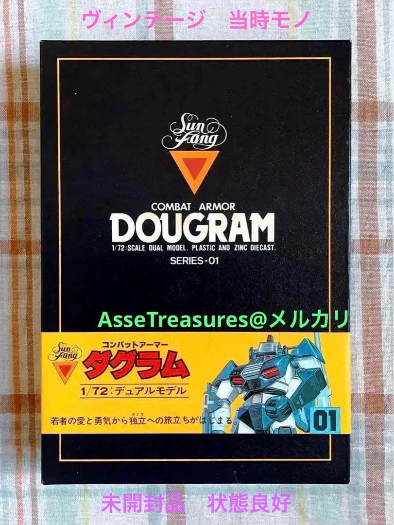 状態良好 未開封品 当時モノ 1/72 ダグラム デュアルモデル