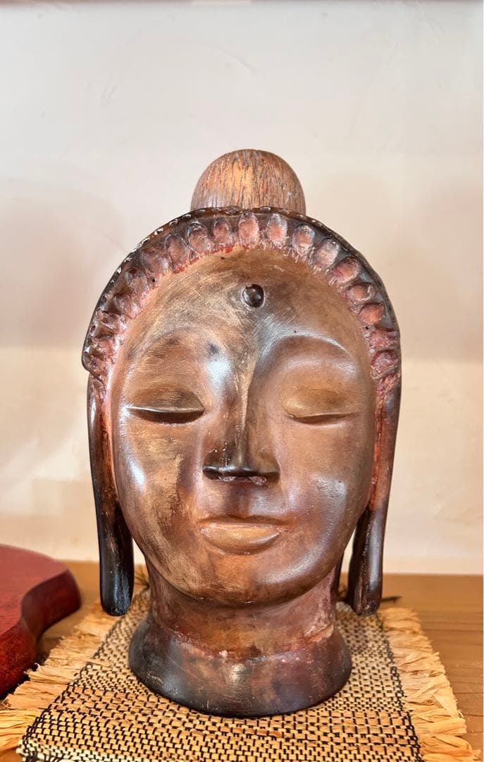 焼き物仏像 約30cm