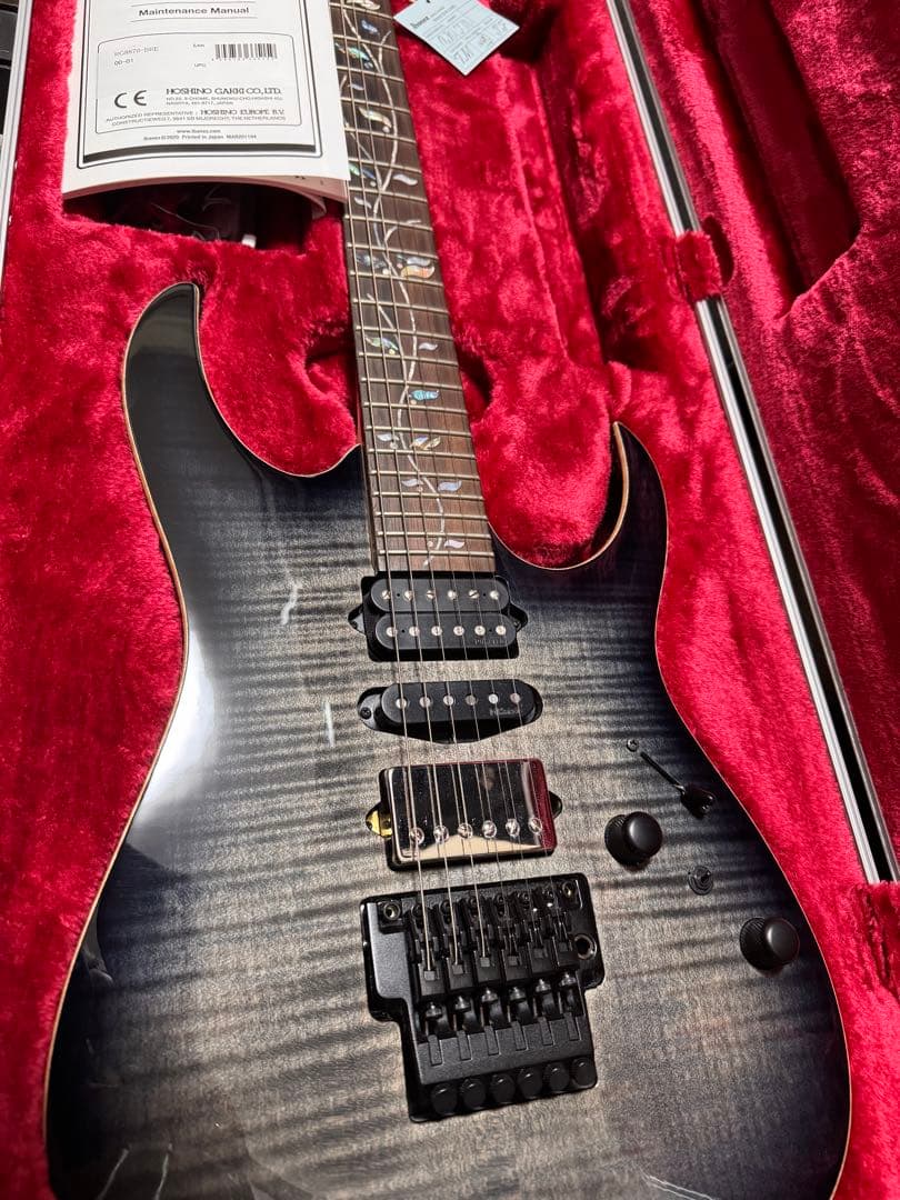 【ほぼ未使用】 Ibanez j-custom RG8870 鑑定書付き